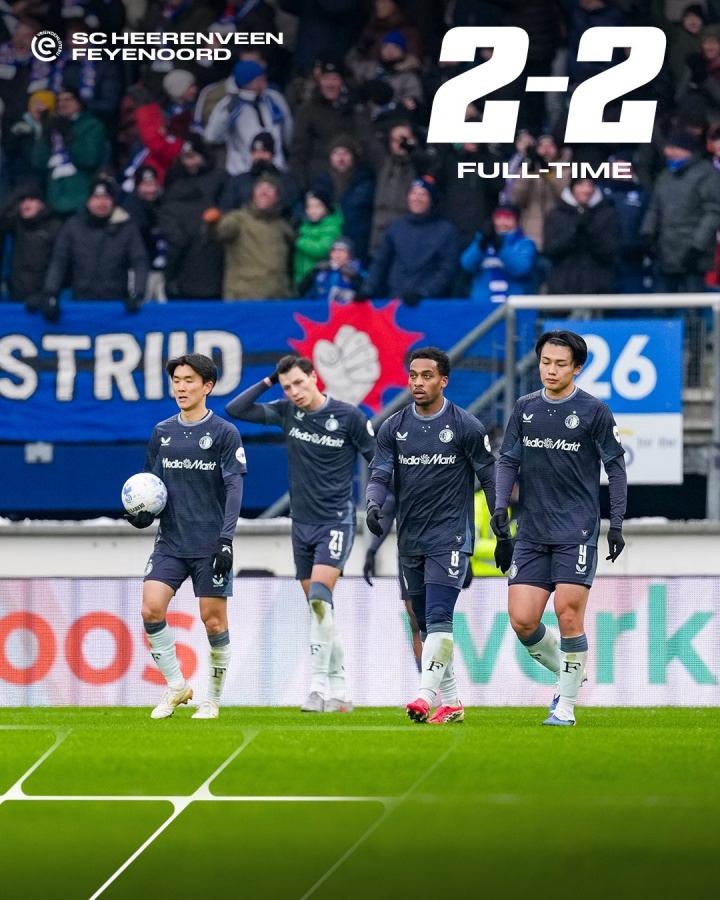 bbin宝盈游戏官网-争冠几乎无望！范佩西率队近7轮丢11分，费耶诺德已被PSV甩开13分